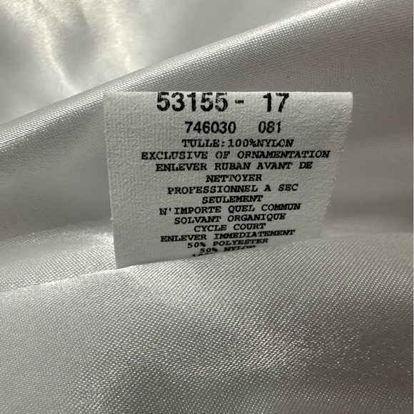 Jessica McClintock Dress Strapless Tulle Masquerade Monochrome Mini Size 2 - Picture 10 of 12